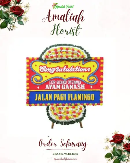 Sewa Papan Bunga kapetakan